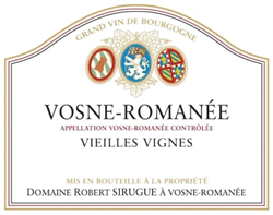 2016 Vosne-Romanée, Vieilles Vignes, Domaine Robert Sirugue